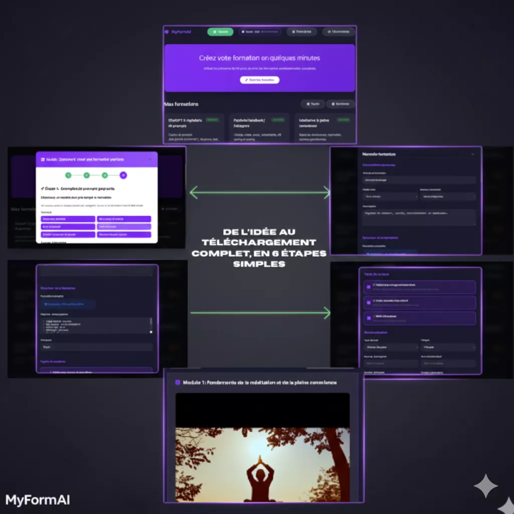 MyFormAI — Plateforme tout-en-un de création de formation IA la plus rapide